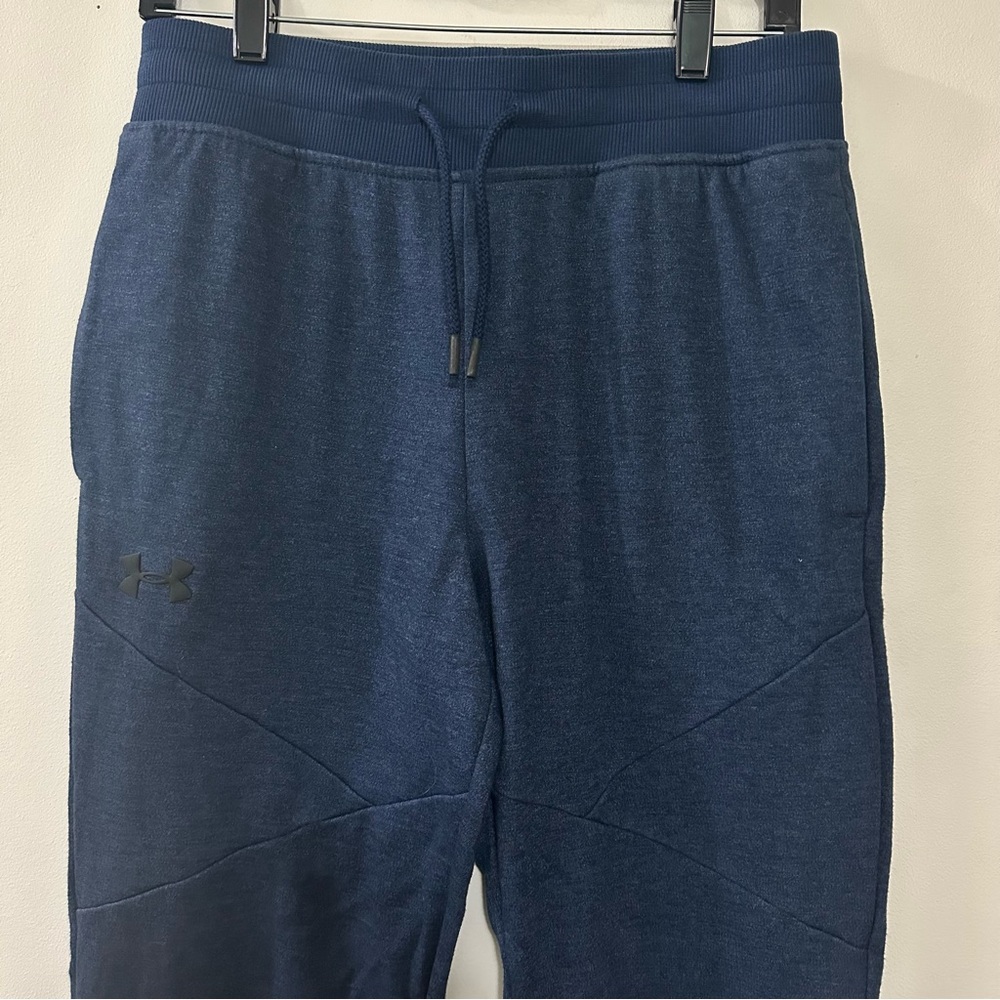 Under Armour Double Knit Heavyweight Jogger Sweatpants‎ Blue Men’s size Medium - Picture 2 of 7
